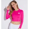 Body Glove Women's Smoothies Let It Be Rash Guard Swim Top in Pink (506744A)   Size Small   HerRoom.com