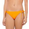 Hot Water Women's Solids Tie Side Hipster Swim Bottom in Yellow (24ZZ0140)   Size Large   HerRoom.com