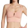 Sanctuary Women's Refresh Rib V-Wire Crop Racerback Bra Swim Top in Pink (RR22404)   Size XS   HerRoom.com