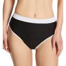 Sanctuary Women's Snake Bite Banded High Leg High Rise Swim Bottom in Black (SB22534)   Size Small   HerRoom.com