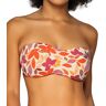 Swim Systems Women's Pressed Petals Bridget Bandeau Swim Top in Pressed Petals (T525PP)   Size 36DD   HerRoom.com