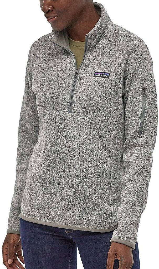 Patagonia Women's Better Sweater Fleece 1/4 Zip Pullover in Beige (25618)   Size Small   HerRoom.com