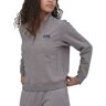 Patagonia Women's Ahnya Organic Cotton Fleece Pullover Sweatshirt in Salt Grey (42150)   Size Large   HerRoom.com