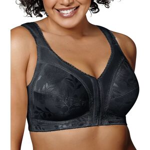 Playtex Women's 18 Hour Comfort Strap Front Close Bra in Black (4695)   Size 38C   HerRoom.com