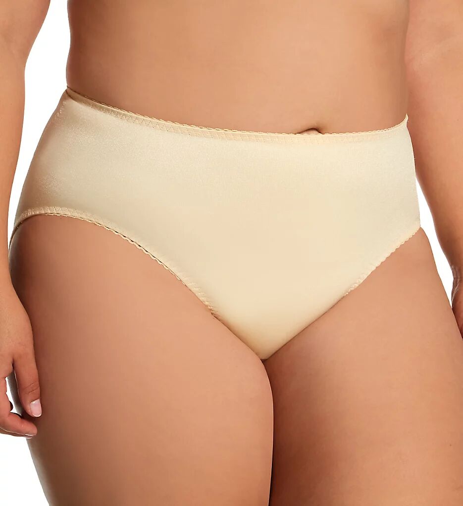 Rago Women's Plus Light Shaping High Leg Brief Panty in Beige (510X)   Size 3XL   HerRoom.com