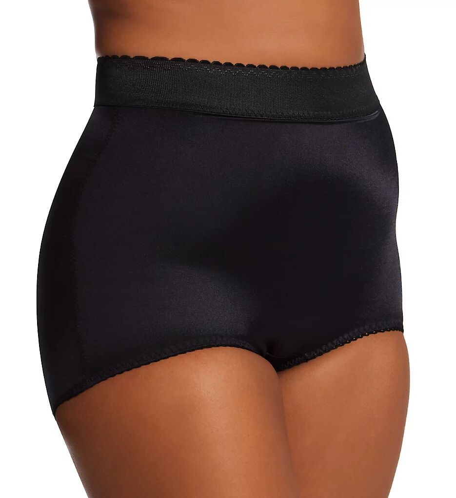 Rago Women's Plus High Waist Light Shaping Brief Panty in Black (513X)   Size 3XL   HerRoom.com