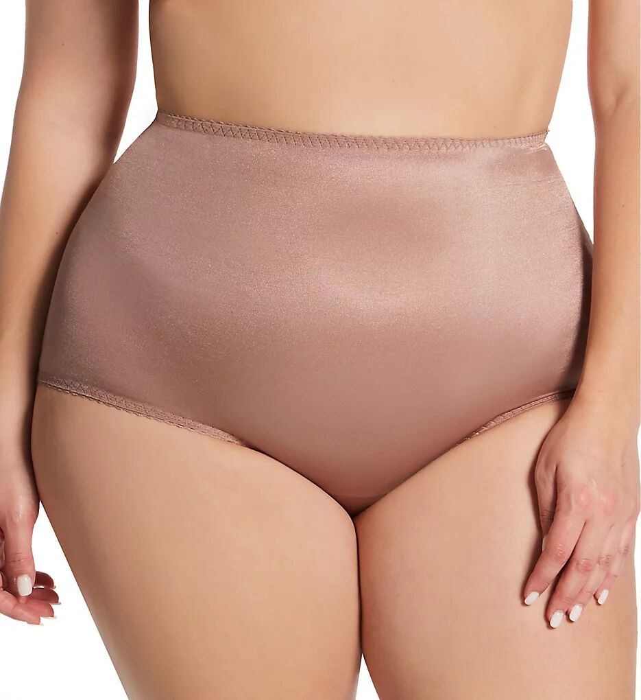 Rago Women's Plus Light Control Smoothing Brief Panty in Beige (910X)   Size 3XL   HerRoom.com