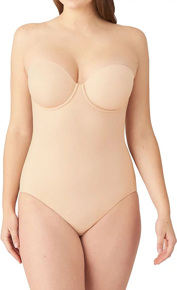 Wacoal Women's Red Carpet Strapless Shaping Bodybriefer in Beige (801219)   Size 38DDD   HerRoom.com