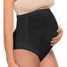 Annette Women's Soft & Seamless Full Coverage Pregnancy Panty in Black (IM0013PT)   Size XL   HerRoom.com