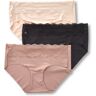 b.tempt'd by Wacoal Women's b.bare Hipster Panty - 3 Pack in Beige (970267)   Size Small   HerRoom.com