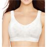 Bali Women's Comfort Revolution Shaping Wirefree Bra in White Dot (3488)   Size XL   HerRoom.com