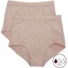 Bali Women's Light Leak Protection Brief - 2 Pack in Beige (DFS064)   Size 2XL   HerRoom.com