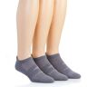 Brooks Women's Run-In No-Show Sock - 3 Pack in Grey (280493)   Size Large   HerRoom.com