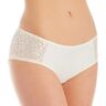 Carnival Women's Tuxedo Lace Microfiber Boyshort Panty in Beige (3147)   Size Large   HerRoom.com