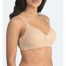 Dominique Women's Jolie Jacquard Wire Free Minimizer Bra in Beige (6018)   Size 36F   HerRoom.com