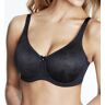 Dominique Women's Lila Everyday Lace Minimizer Bra in Black (7001)   Size 36C   HerRoom.com