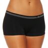 Elita Women's Signature Seamless Boyshort Panty in Black (S816)   Size XL   HerRoom.com