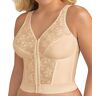 Exquisite Form Women's Front Close Lace Longline Posture Bra in Rose Beige (5107565)   Size 34C   HerRoom.com