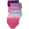 Fruit Of The Loom Women's Fit For Me Cotton Mesh Brief Panties - 6 Pack in Assorted (6DBCBRP)   Size 12   HerRoom.com