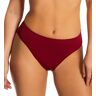 Hanro Women's Touch Feeling Hi-Cut Brief Panty in Red (1812)   Size Small   HerRoom.com