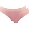 Magic Bodyfashion Women's Dream Invisibles Thong Panty - 2 Pack in Blush Pink (46ST)   Size Small   HerRoom.com