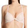 Maidenform Women's One Fab Fit Extra Coverage Lace T-Back Bra in Beige (7112)   Size 38DD   HerRoom.com