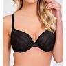 Panache Women's Tango Plunge Underwired Plunge Bra in Black (3256)   Size 36DD   HerRoom.com