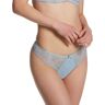 Panache Women's Ana Thong Panty in Blue/Ash Rose (9399)   Size XL   HerRoom.com