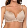 Parfait Women's Casey Plunge Molded Bra in Beige (2801)   Size 34D   HerRoom.com