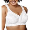 Playtex Women's 18 Hour Comfort Strap Front Close Bra in White (4695)   Size 42DD   HerRoom.com