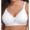 Playtex Women's 18 Hour Silky Soft Smoothing Wirefree Bra in White (4803)   Size 44D   HerRoom.com