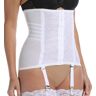 Rago Women's Shapette Waist Cincher with Removable Garters in White (21)   Size XL   HerRoom.com