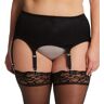 Rago Women's Plus Shaping Garter Belt in Black (72522X)   Size 6XL   HerRoom.com