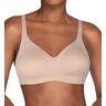 Vanity Fair Women's Beyond Comfort Simple Sizing Wirefree Bra in Beige (72204)   Size Large   HerRoom.com