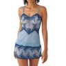 Wacoal Women's Embrace Lace Chemise in Windward Blue/Titan (814191)   Size Small   HerRoom.com