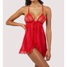 Wolf & Whistle Women's Adele Babydoll Thong Set in Red (L998)   Size Medium   HerRoom.com