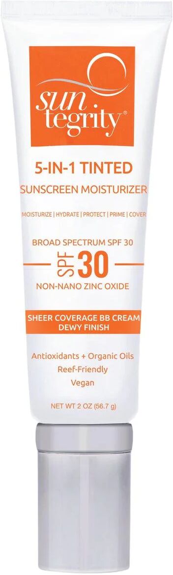 Suntegrity 5-IN-1 Tinted Sunscreen Moisturizer - Broad Spectrum SPF 30 Medium