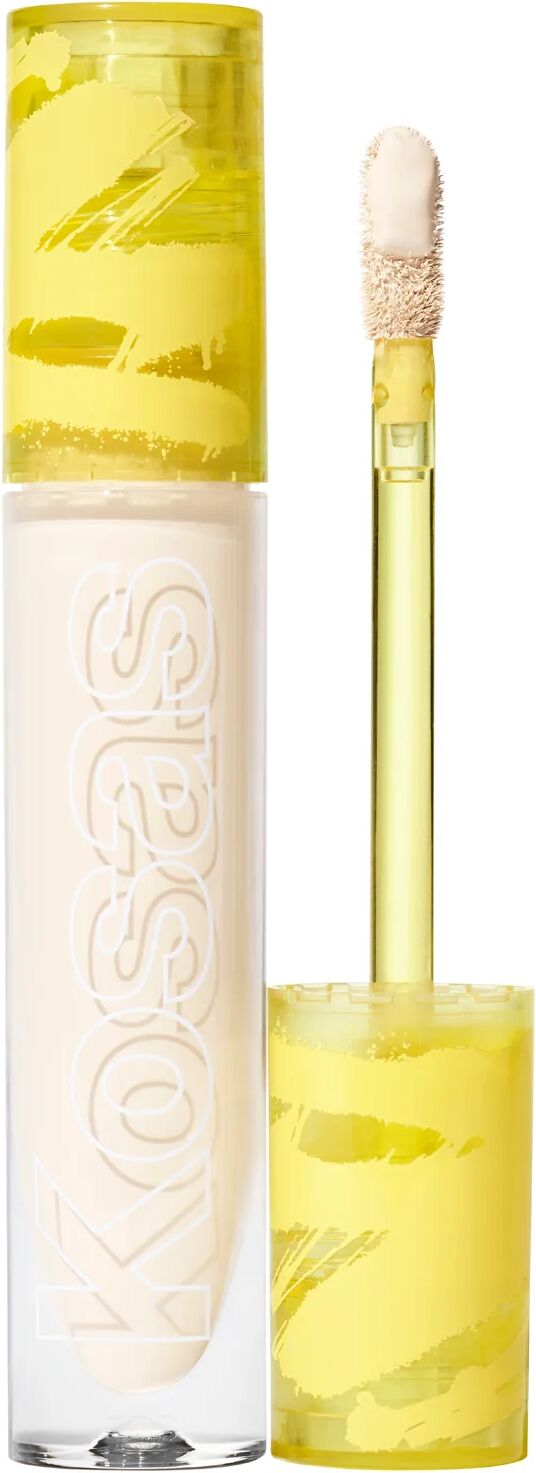 Kosas Revealer Super Creamy + Brightening Concealer with Caffeine and Hyaluronic Acid 6.2 - Medium+ with Neutral Peach Undertones