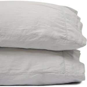 Jennifer Adams¬Æ Relaxed 2 Piece Cotton Sateen Pillowcase (Whisper Gray Standard)