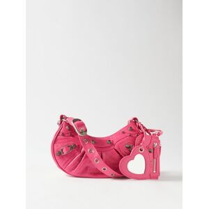 Balenciaga - Le Cagole Xs Leather Shoulder Bag - Womens - Dark Pink