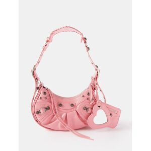 Balenciaga - Le Cagole Xs Crinkled-leather Shoulder Bag - Womens - Pink - ONE SIZE