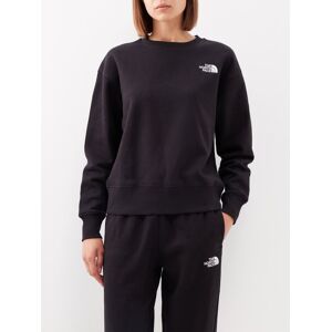 The North Face - Logo-embroidered Cotton-blend Jersey Sweatshirt - Womens - Black - S