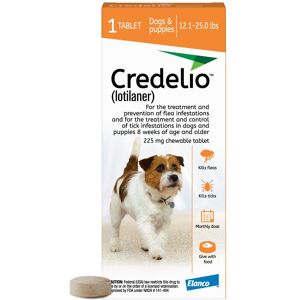 Credelio Chewable Tablets for Dogs 12.1-25 lbs, 1 Month Supply, 1 CT