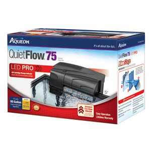 Aqueon QuietFlow LED PRO 75 Aquarium Power Filter, 12.75 IN