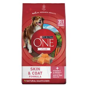 Purina ONE Natural SmartBlend Sensitive Stomach Systems Formula Dry Dog Food, 31.1 lbs.