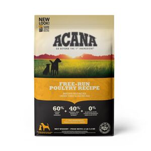 ACANA Grain-Free Free Run Poultry Chicken and Turkey and Cage-free Eggs Dry Dog Food, 13 lbs.