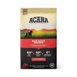 ACANA Grain-Free Red Meat Ranch-Raised Beef Yorkshire Pork Grass-Fed Lamb Dry Dog Food, 25 lbs.