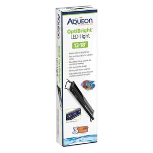 Aqueon Optibright LED Light Fixtures, Adjustable 12-18" L, 12 IN