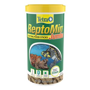 Tetra Reptomin Jumbo Floating Soft Stick Food Formulated For Larger Aquatic Turtles, 8.47 oz.