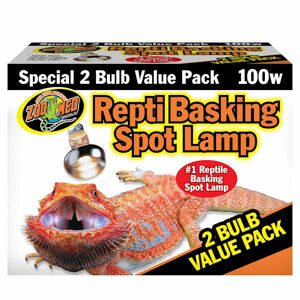 Zoo Med Repti Basking Spot Lamp Value Pack, 100 Watts